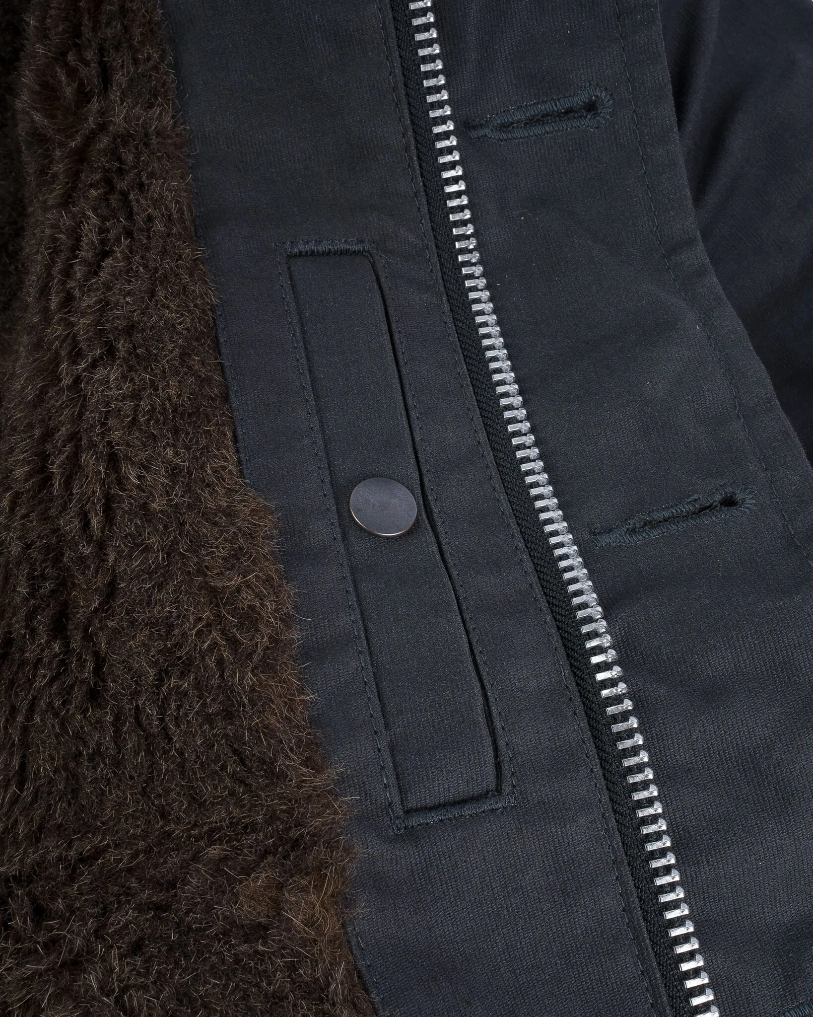 Oiled Whipcord N1 Deck Jacket - Black