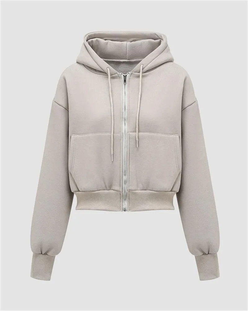 Oversized Zip Up Hoodie