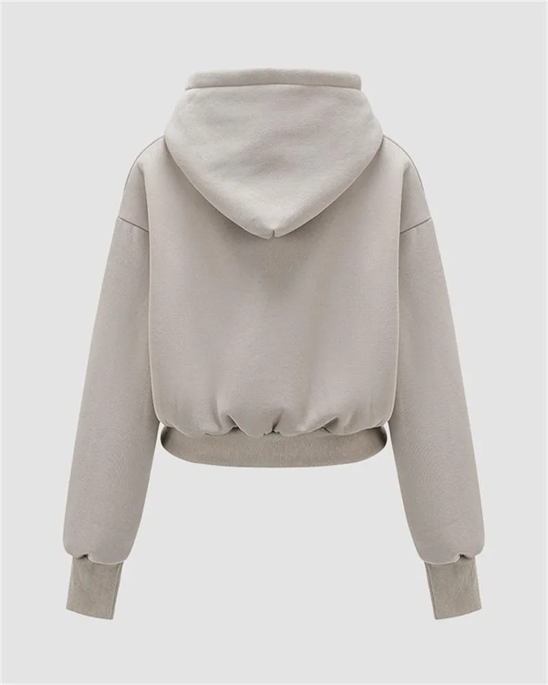 Oversized Zip Up Hoodie