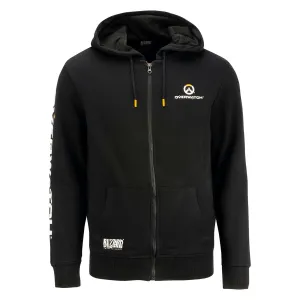 Overwatch Logo Black Zip-Up Hoodie