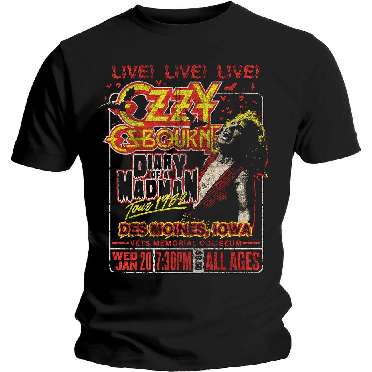 Ozzy Osbourne Diary of a Madman Unisex T-Shirt