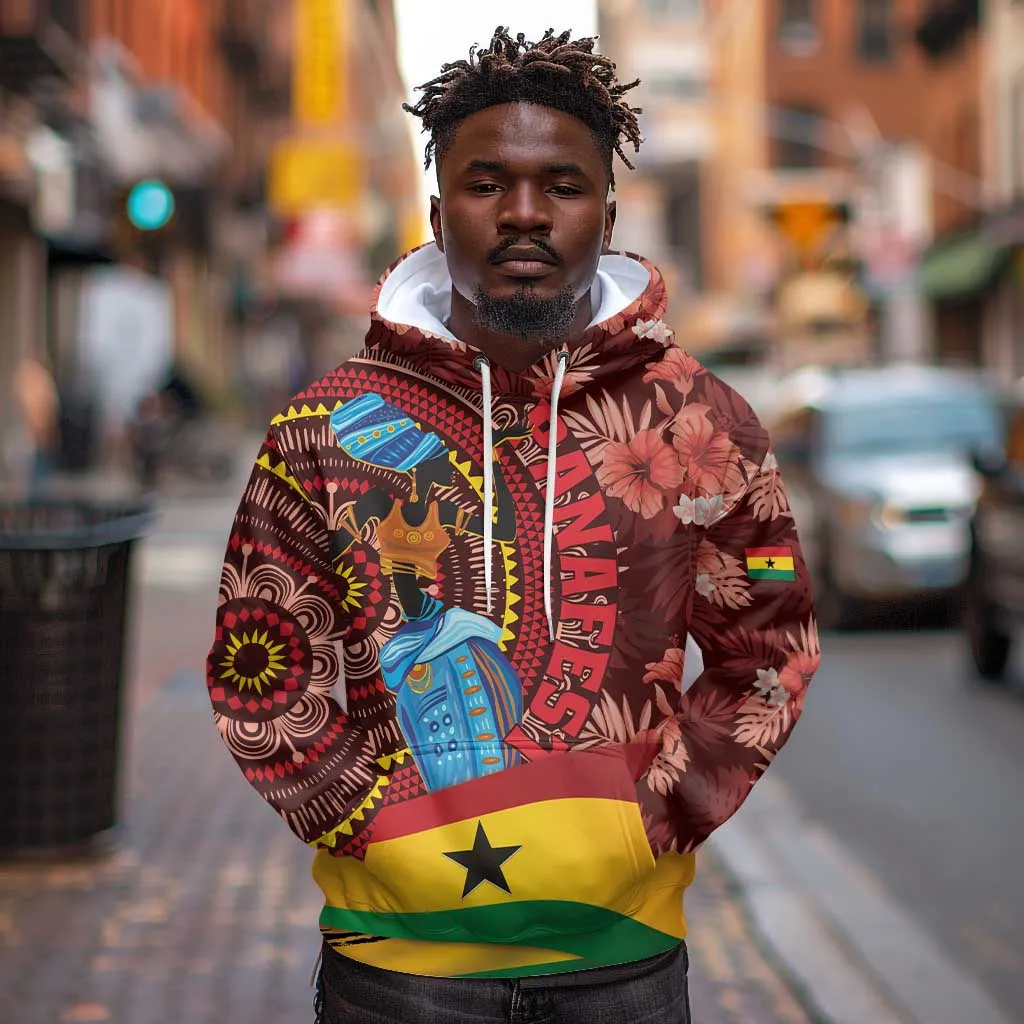 Panafest Hoodie Ghana Tropical African Pattern LT01
