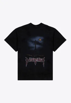 Paris Moon Vintage Jersey T-shirt
