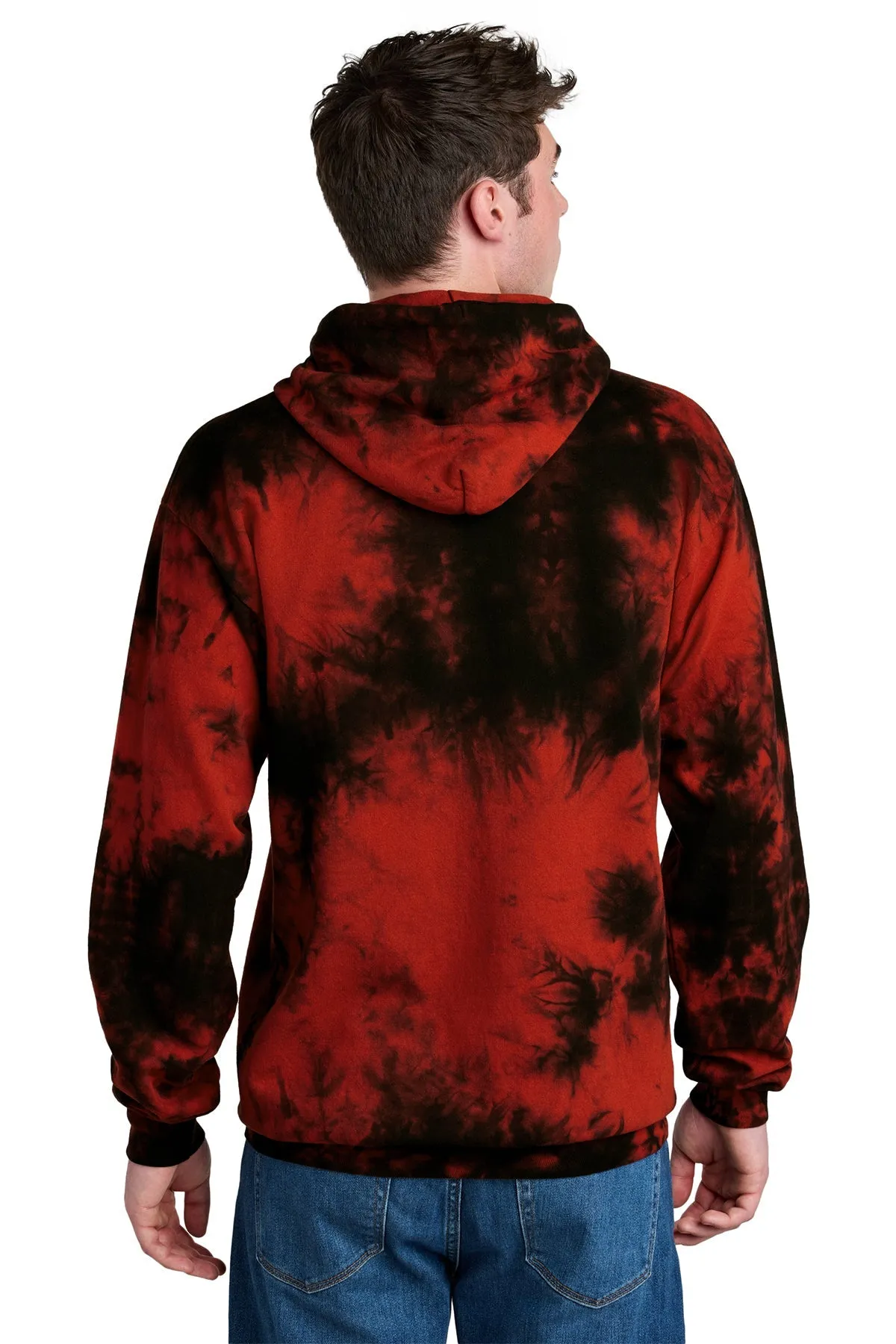 PC144 Port & Company® Crystal Tie-Dye Pullover Hoodie
