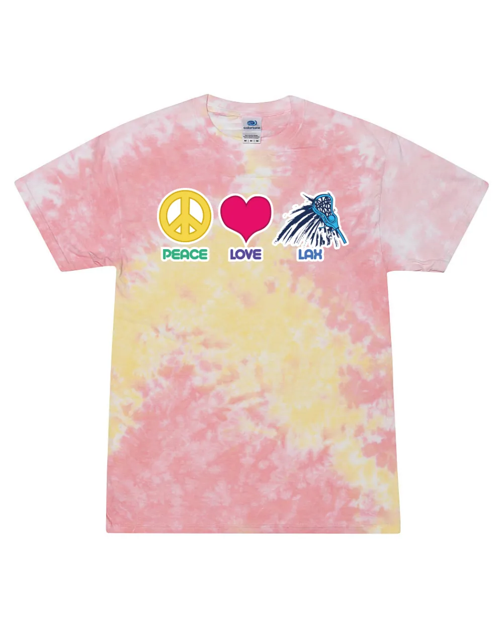Peace, Love, Lax - Tie Dye Tee