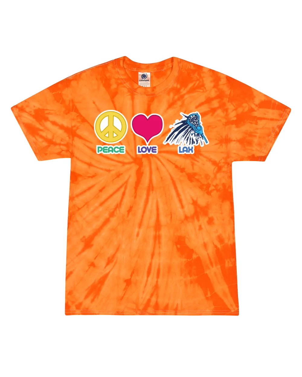 Peace, Love, Lax - Tie Dye Tee