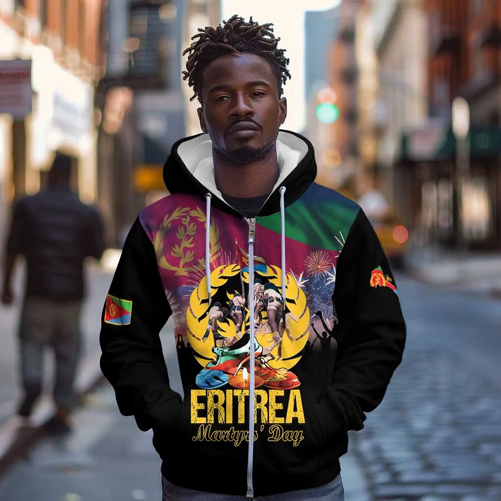 Personalized Eritrea Martyrs Day Zip Hoodie Never Forgot June 20 LT15