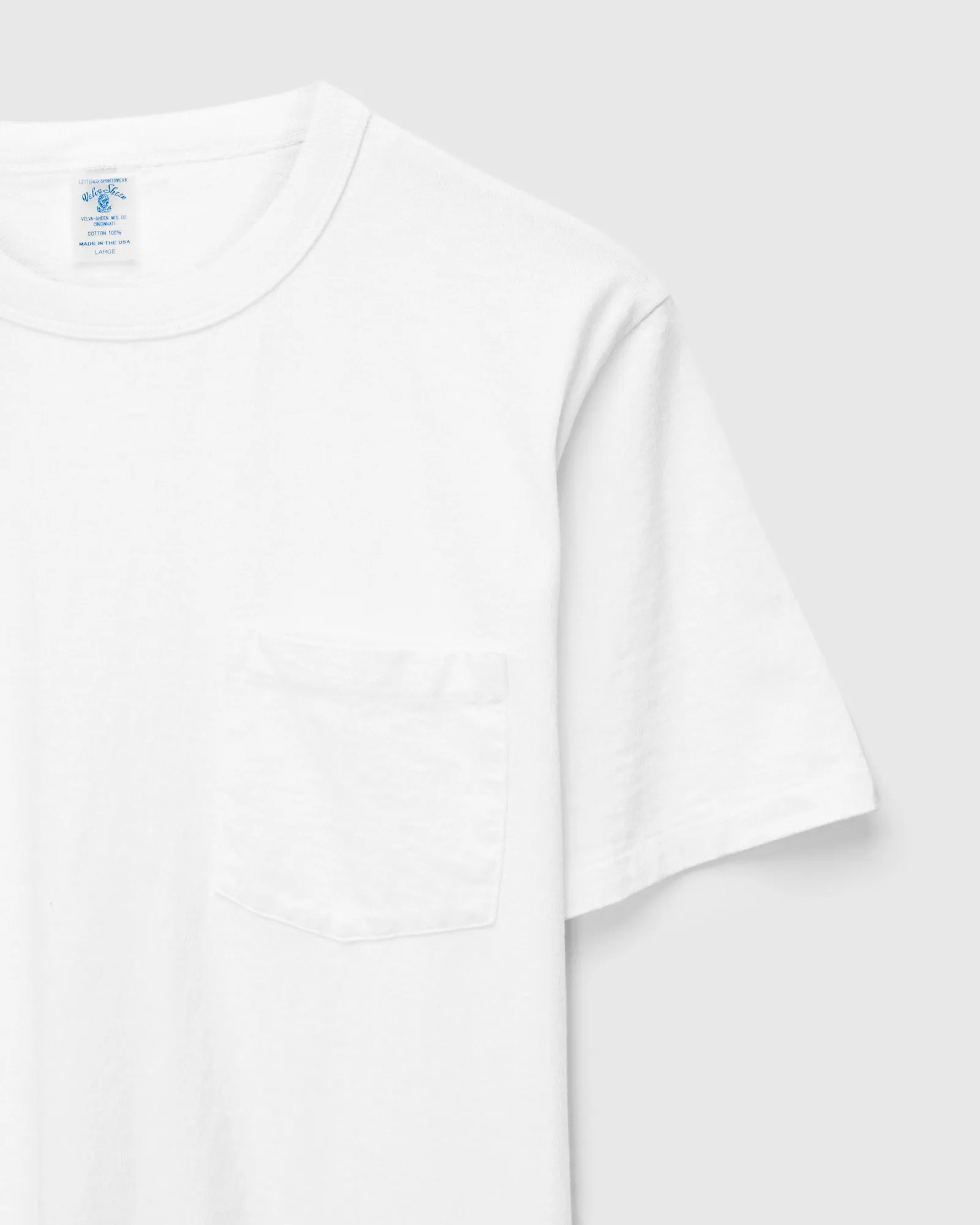 Pigment Dyed Pocket Tee in White