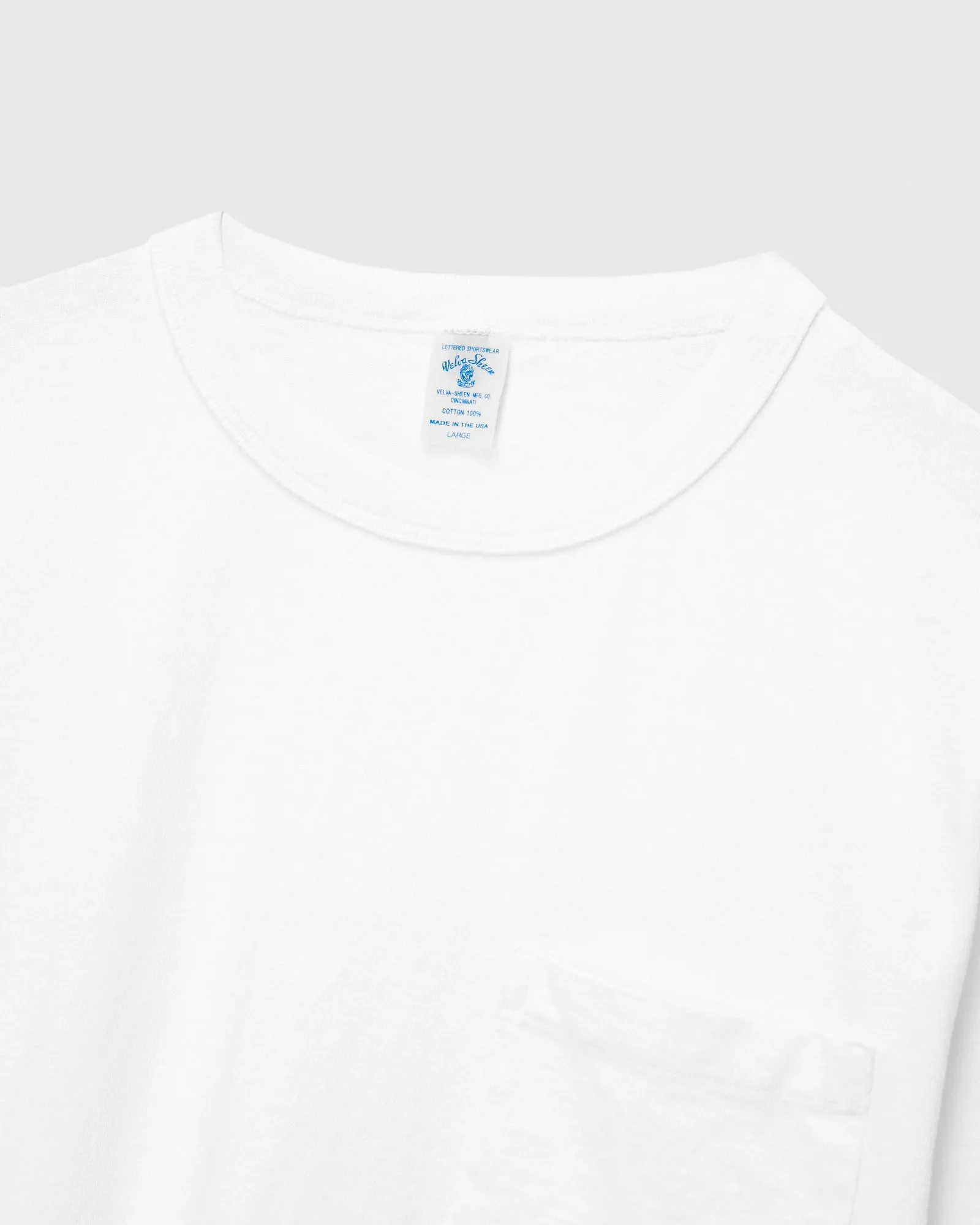 Pigment Dyed Pocket Tee in White