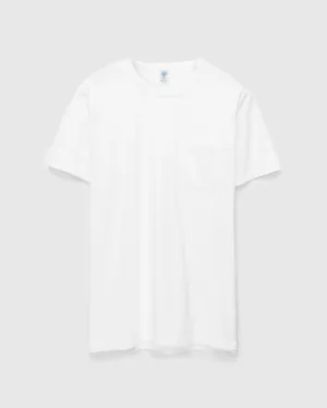 Pigment Dyed Pocket Tee in White