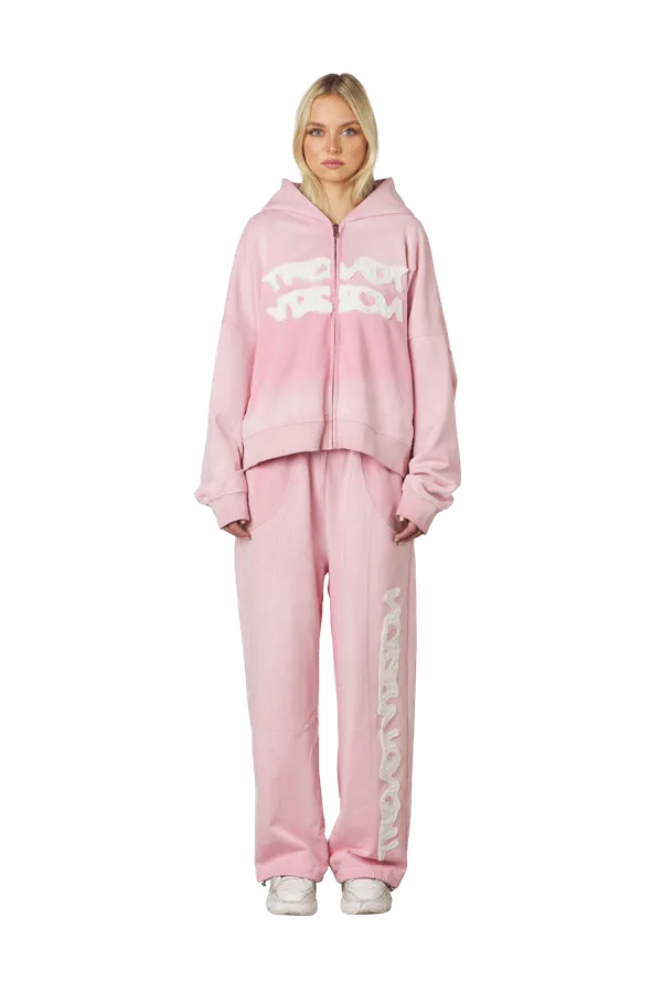 Pink Zip Up Hoodie