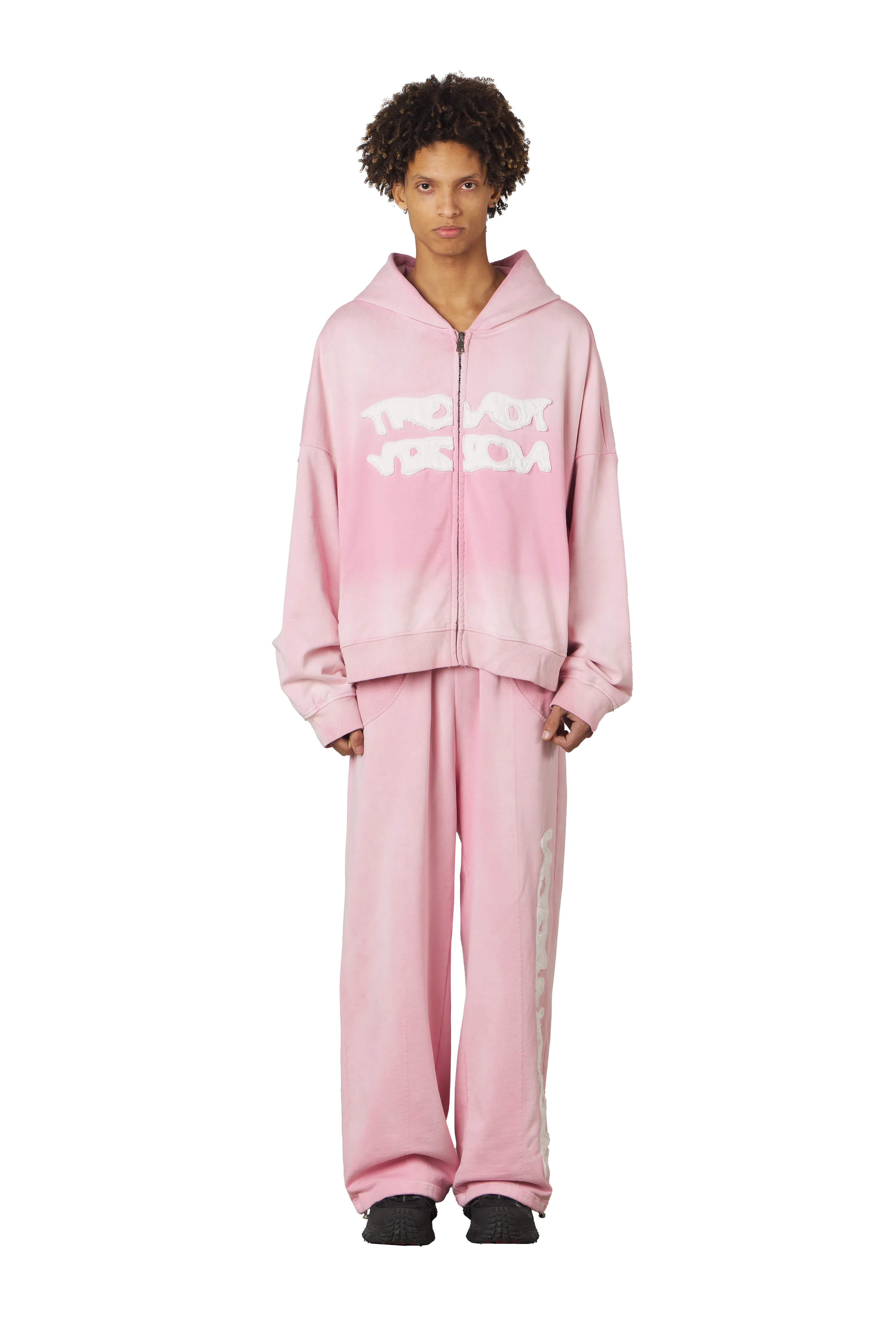 Pink Zip Up Hoodie