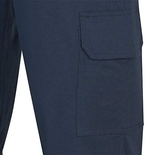 Pioneer Cargo Work Pants, ARC 2 Flame Resistant Premium Cotton and Nylon Blend, Navy, 32X34, V2540540-32x34
