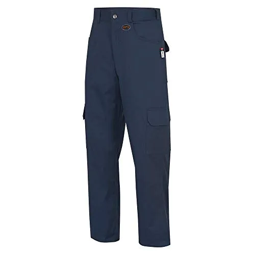 Pioneer Cargo Work Pants, ARC 2 Flame Resistant Premium Cotton and Nylon Blend, Navy, 32X34, V2540540-32x34