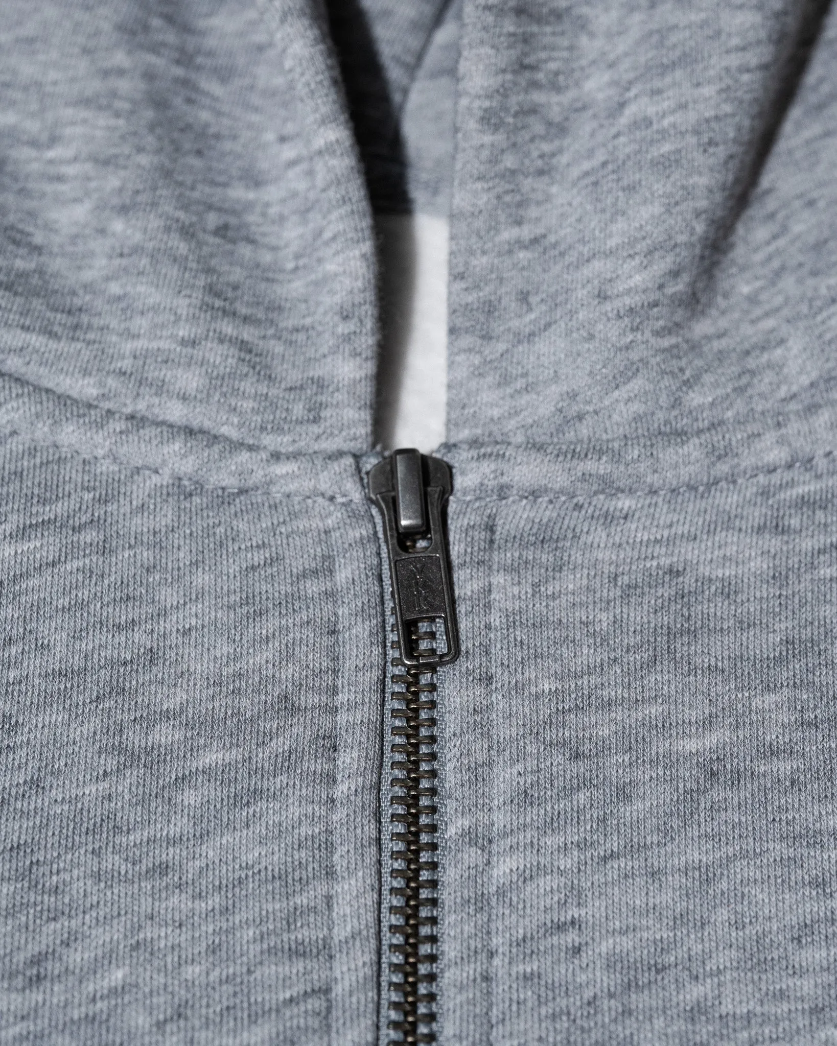 Pirate Falcon Half Zip Hoodie (Grey Heather)