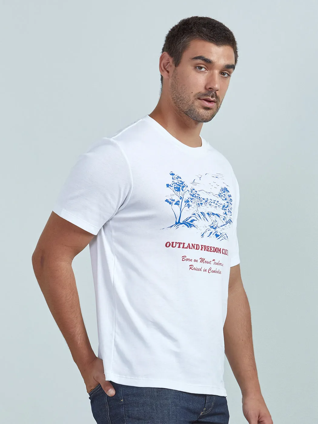 Placement Origins Tee White