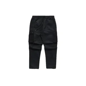 POINTILLIST CAMO CARGO TRACK PANTS - NIGHT