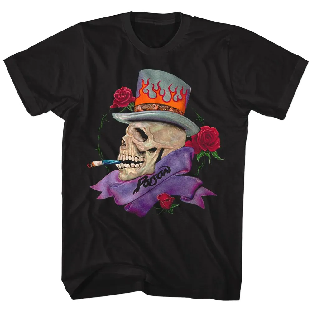 Poison Skull Smokin Poison T-Shirt