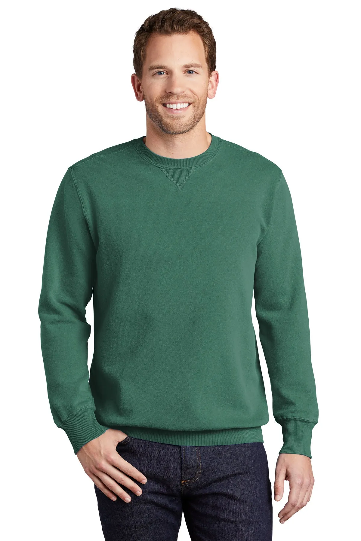 Port & Company¨ Beach Wash¨ Garment-Dyed Crewneck Sweatshirt PC098