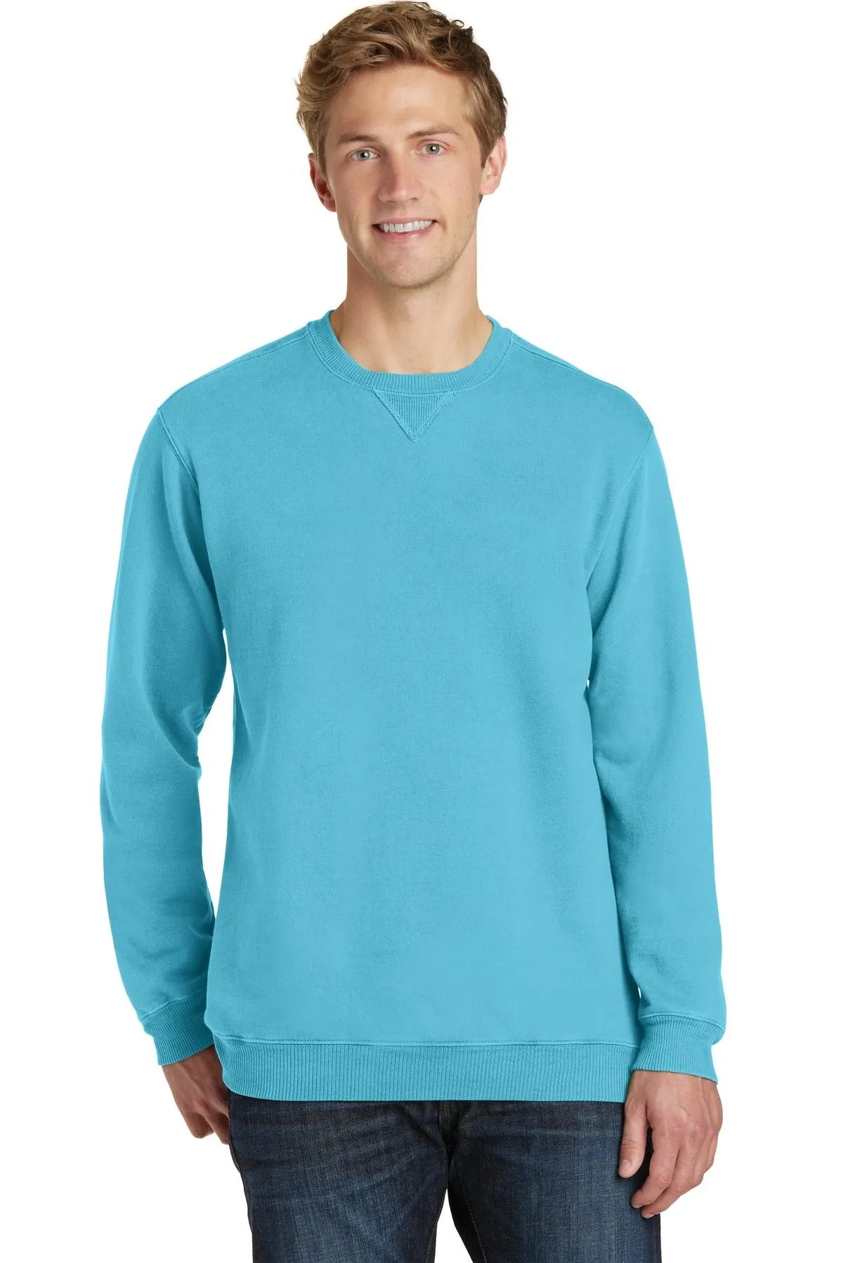Port & Company¨ Beach Wash¨ Garment-Dyed Crewneck Sweatshirt PC098