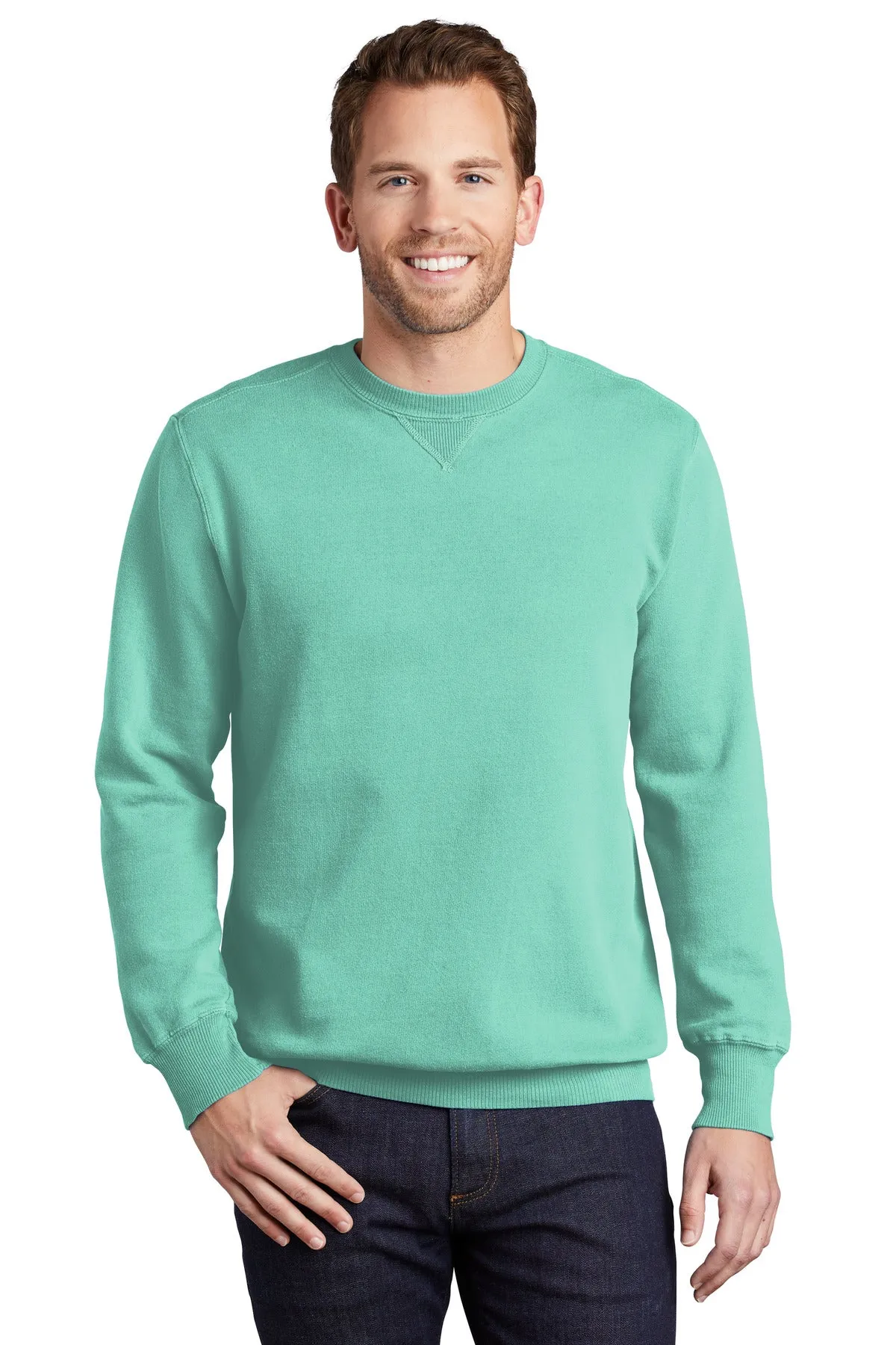 Port & Company¨ Beach Wash¨ Garment-Dyed Crewneck Sweatshirt PC098