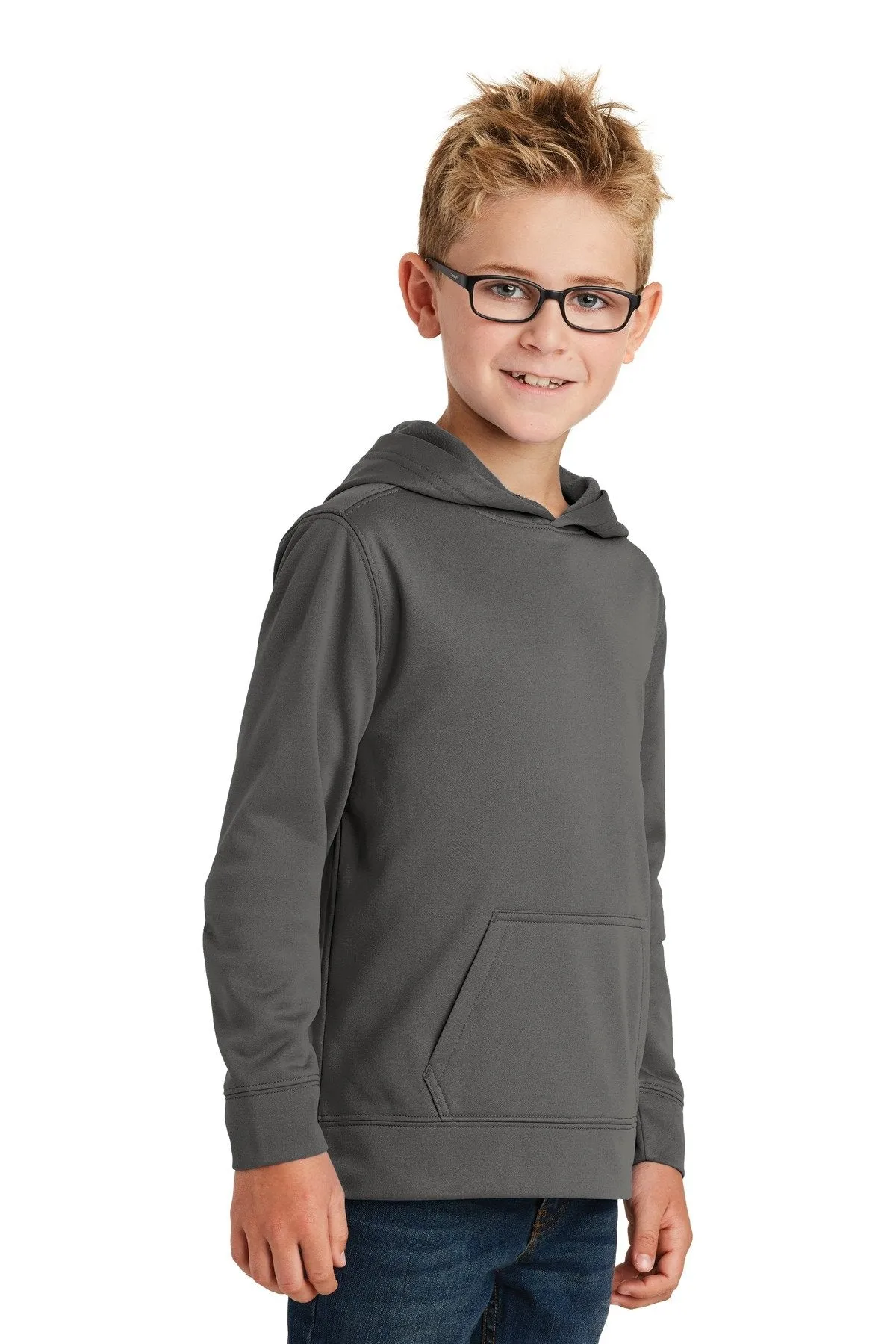 Port & Company Youth Performance Fleece Pullover Hooded Sweatshirt. PC590YH