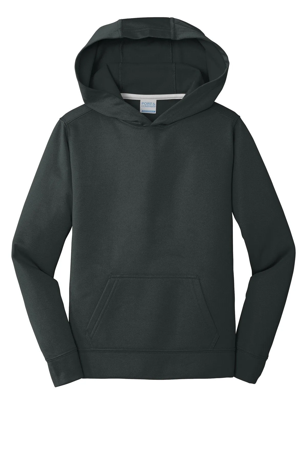 Port & Company Youth Performance Fleece Pullover Hooded Sweatshirt. PC590YH