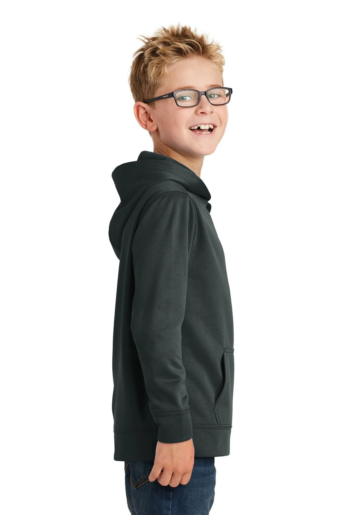 Port & Company Youth Performance Fleece Pullover Hooded Sweatshirt. PC590YH