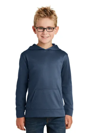 Port & Company Youth Performance Fleece Pullover Hooded Sweatshirt. PC590YH