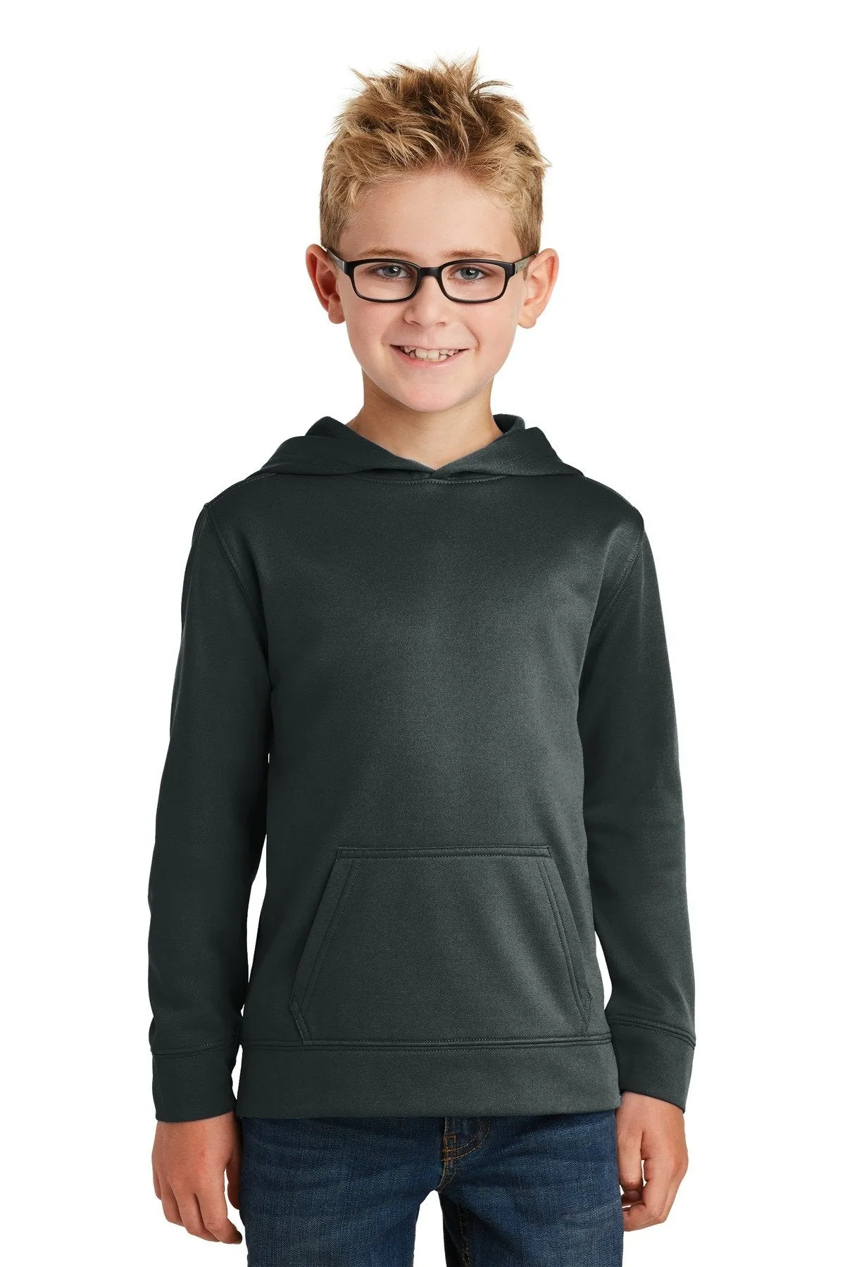 Port & Company Youth Performance Fleece Pullover Hooded Sweatshirt. PC590YH