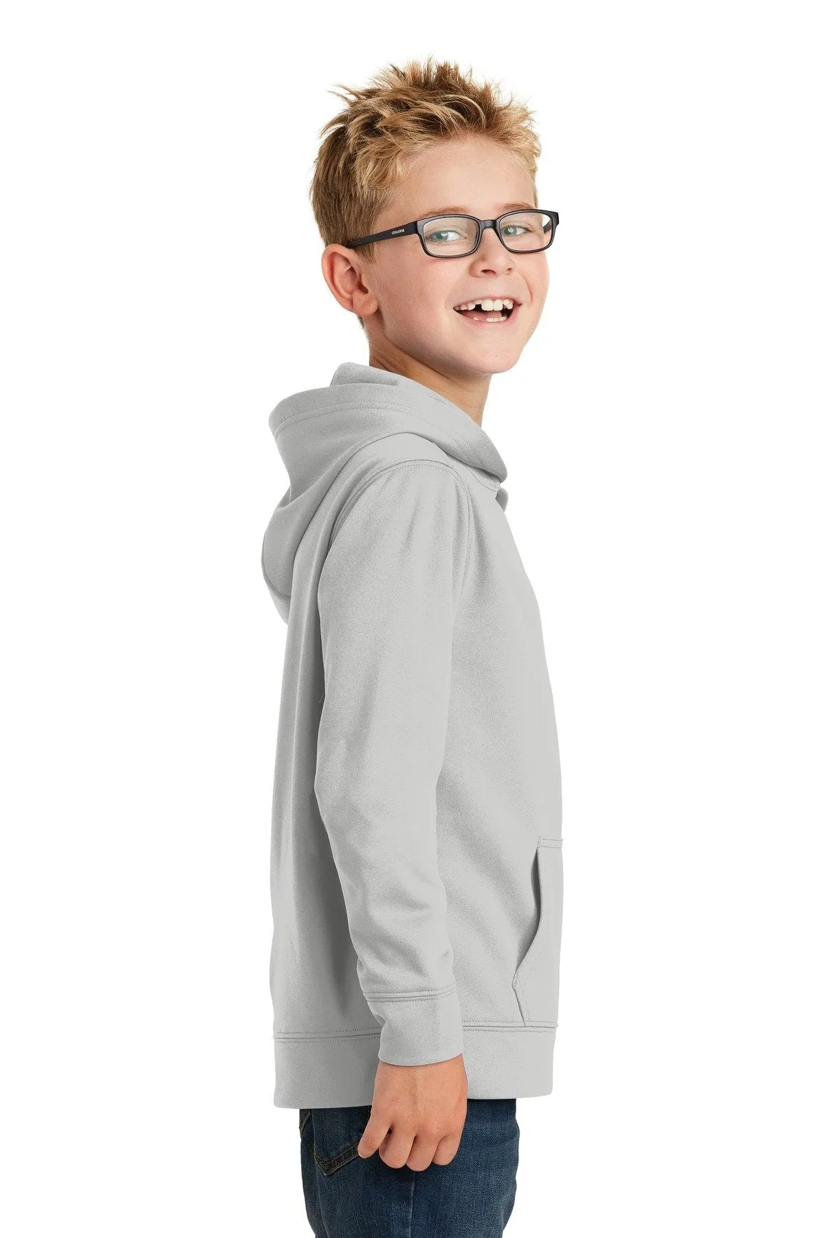 Port & Company Youth Performance Fleece Pullover Hooded Sweatshirt. PC590YH