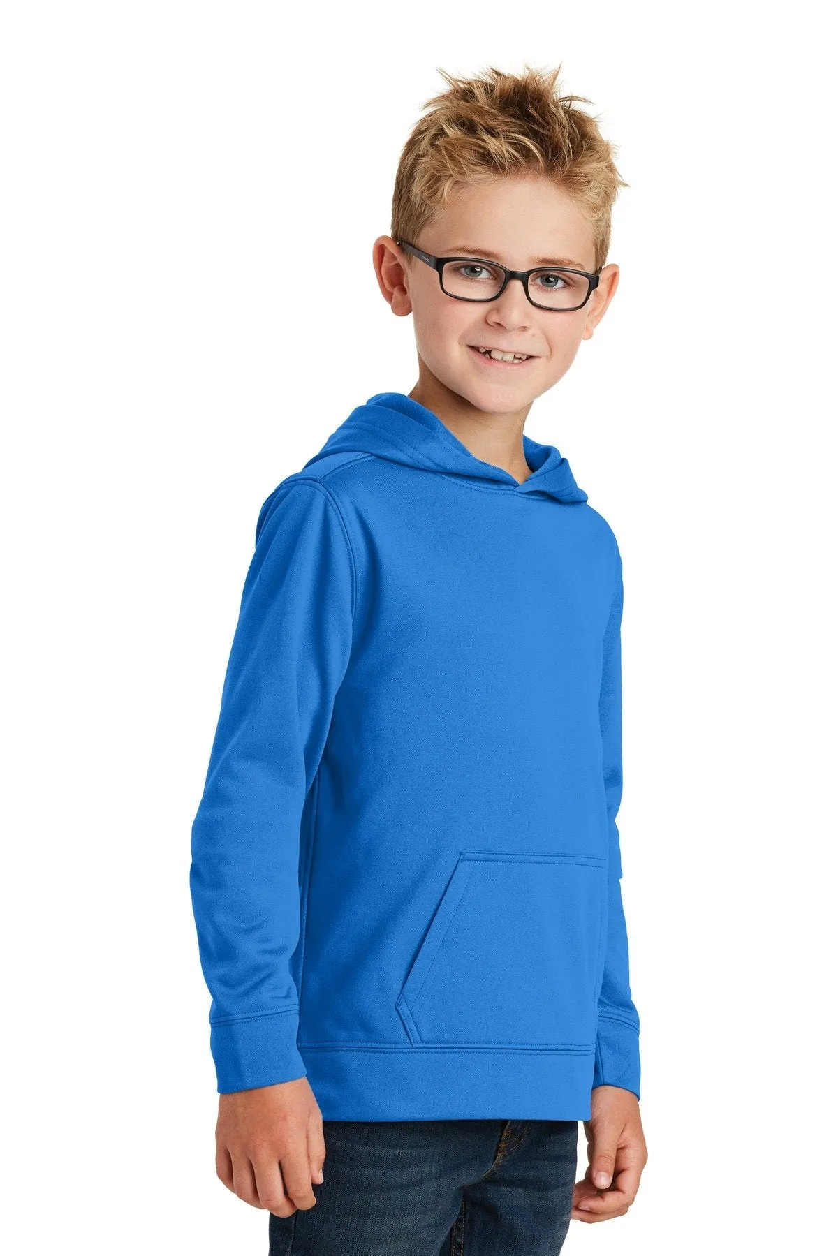 Port & Company Youth Performance Fleece Pullover Hooded Sweatshirt. PC590YH