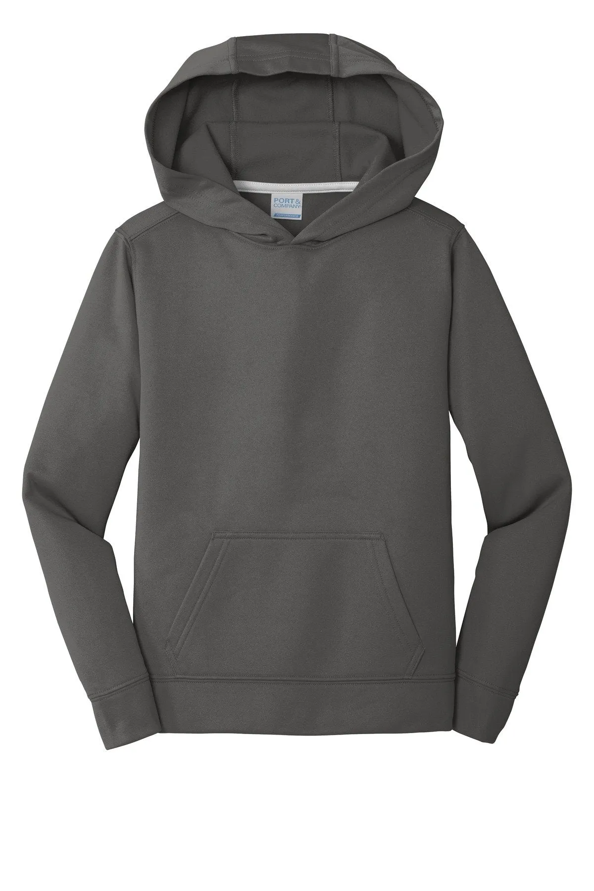 Port & Company Youth Performance Fleece Pullover Hooded Sweatshirt. PC590YH