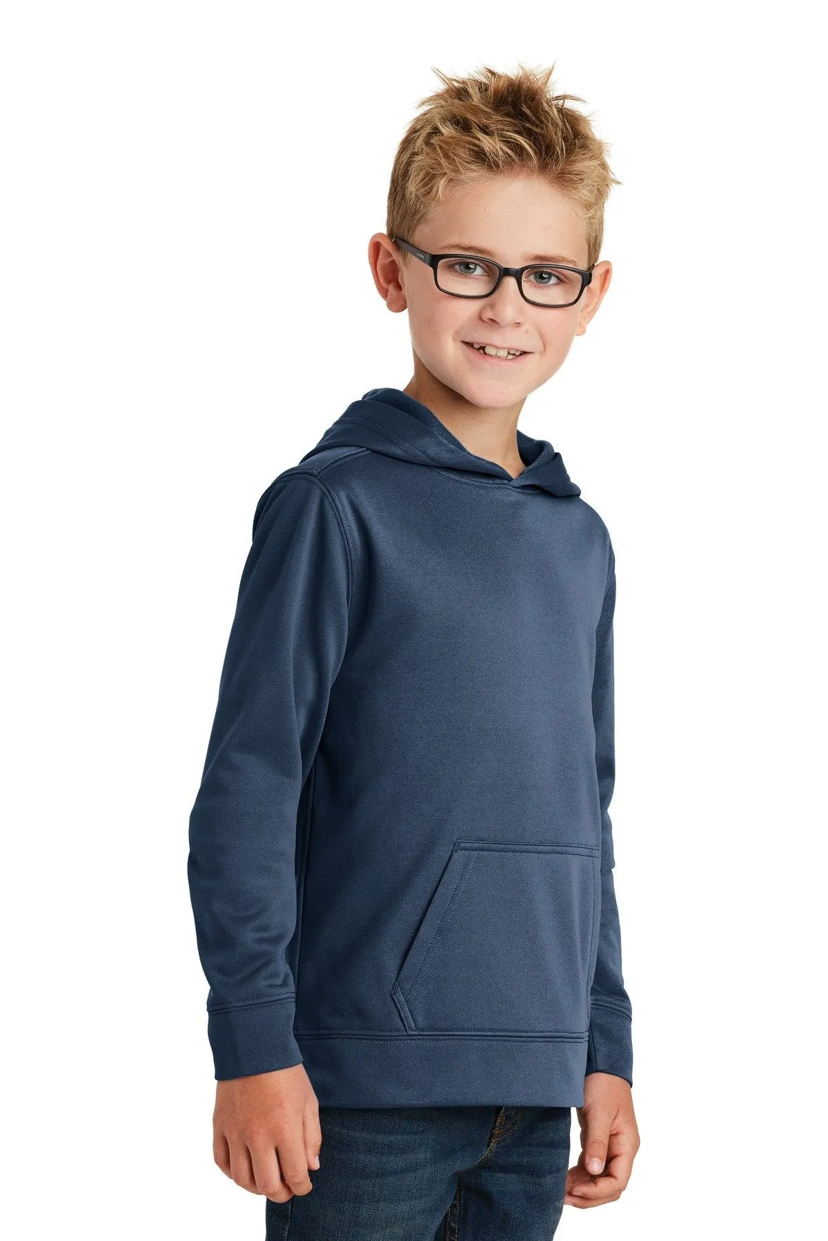 Port & Company Youth Performance Fleece Pullover Hooded Sweatshirt. PC590YH