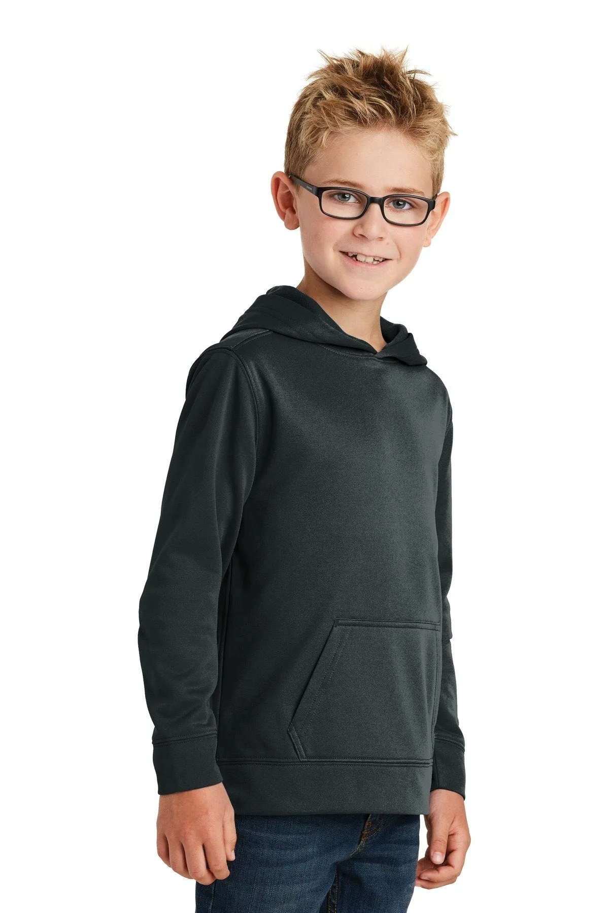 Port & Company Youth Performance Fleece Pullover Hooded Sweatshirt. PC590YH