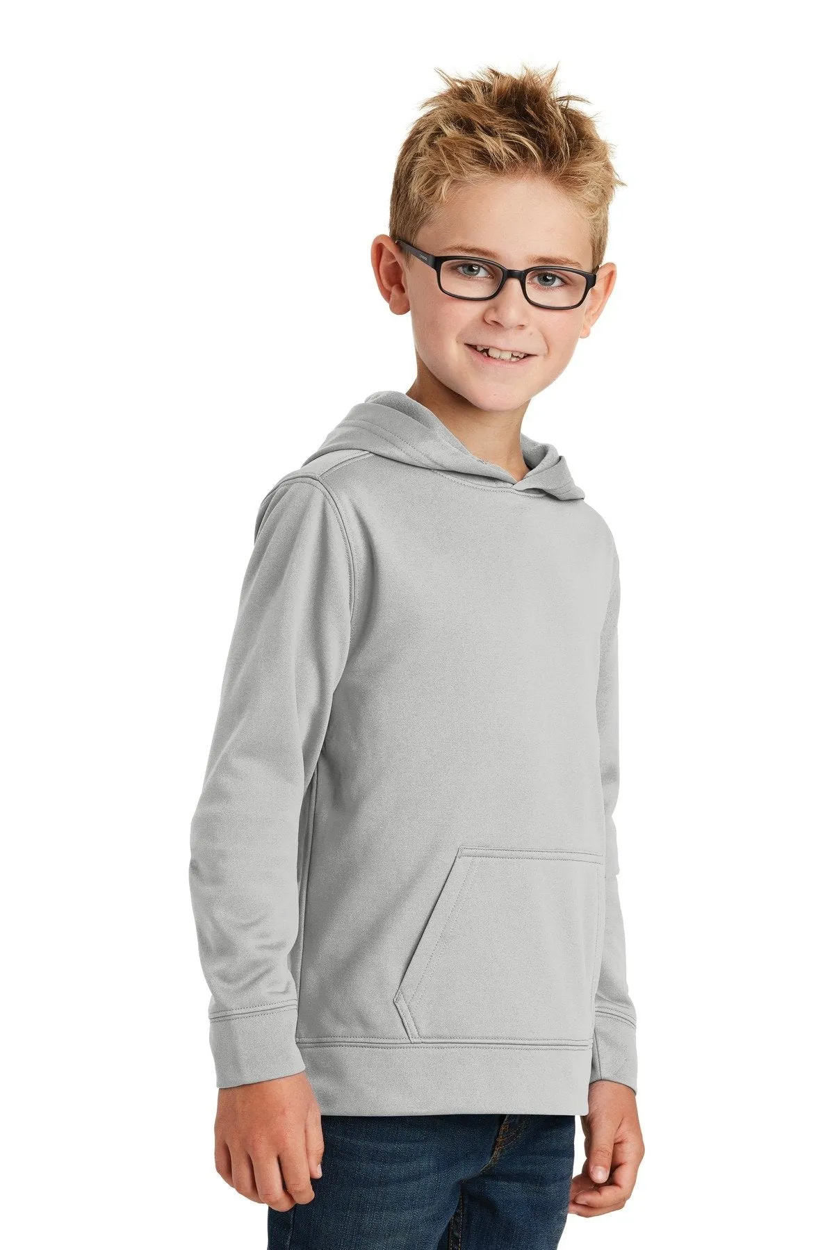 Port & Company Youth Performance Fleece Pullover Hooded Sweatshirt. PC590YH
