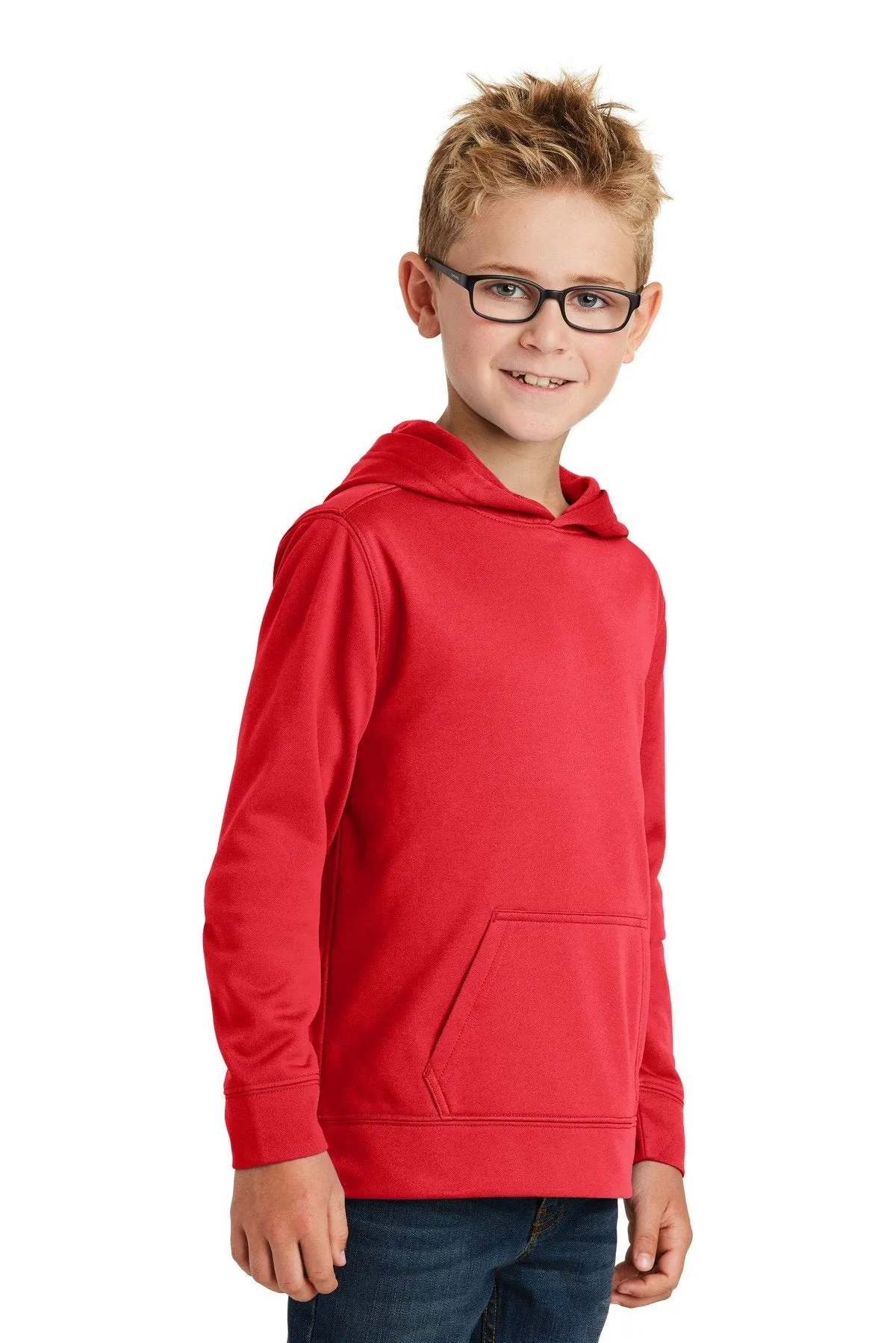 Port & Company Youth Performance Fleece Pullover Hooded Sweatshirt. PC590YH