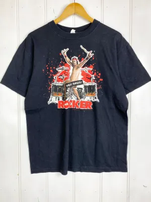 Preloved Pop Culture - Rocker Black Tee - Large