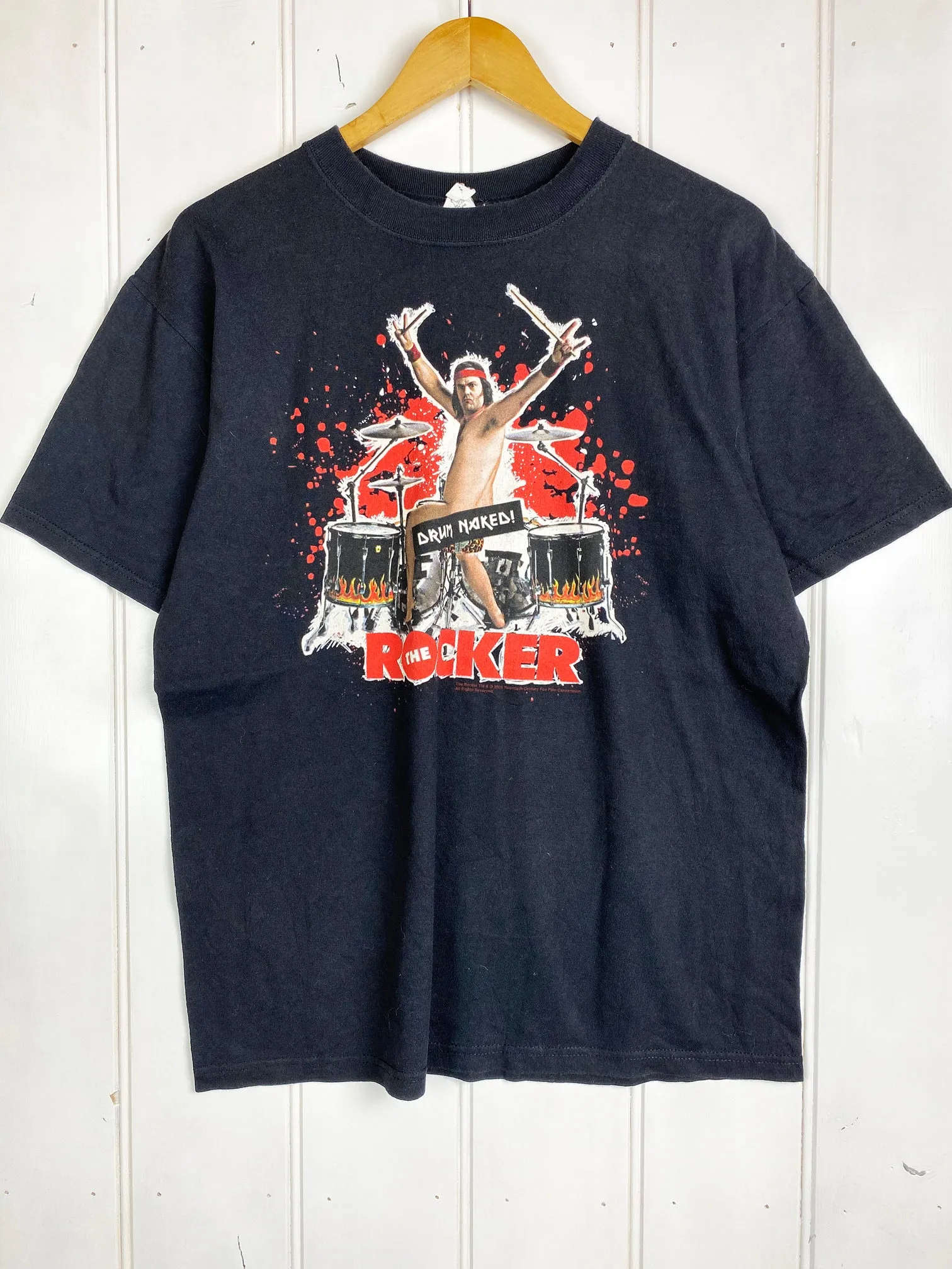 Preloved Pop Culture - Rocker Black Tee - Large