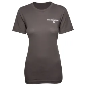 PRIVEE LABEL UNISEX  COLOR TEE - ASPHALT