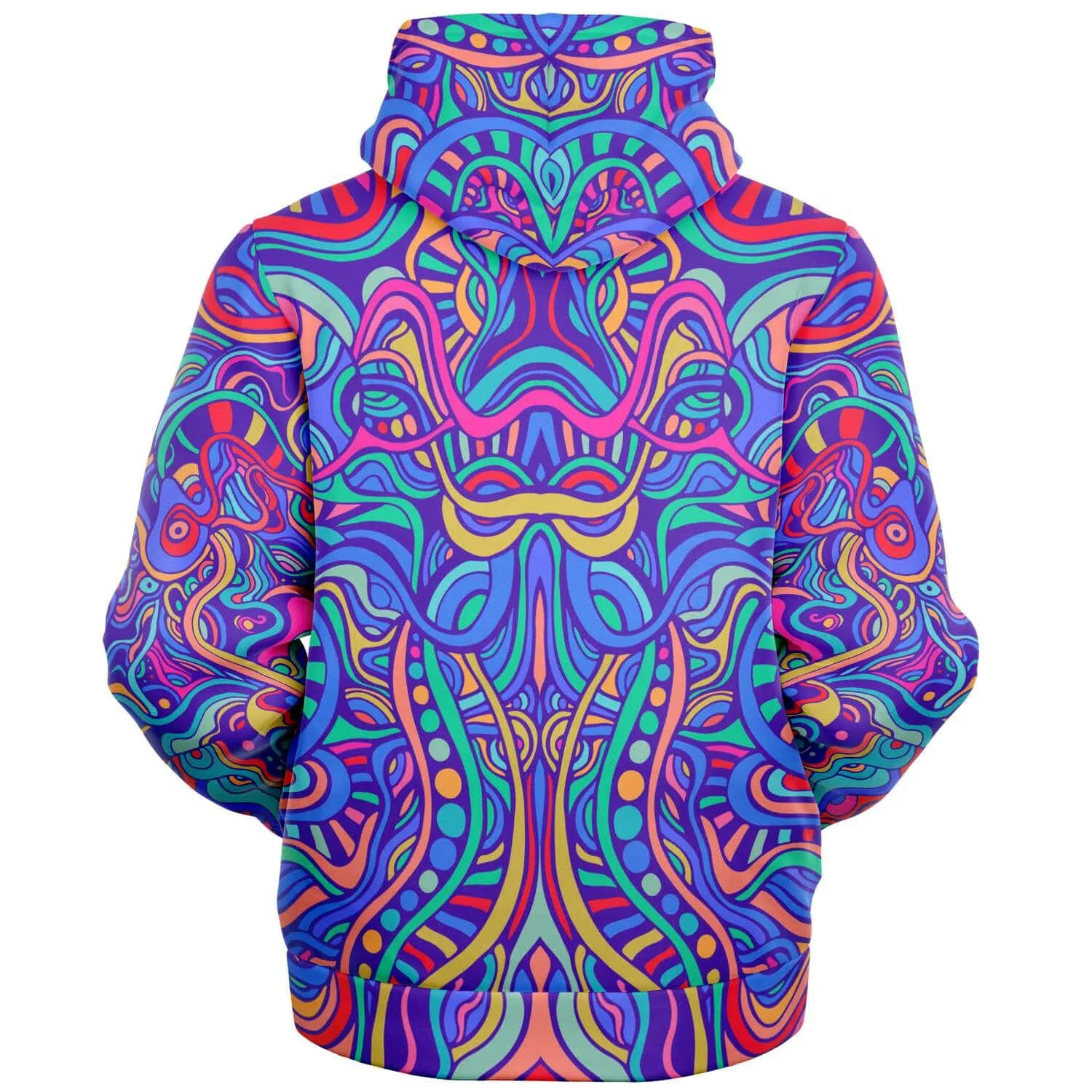 Psychedelic Aurora | Zip Up Hoodie