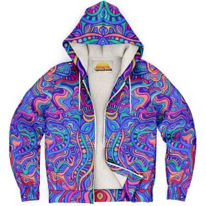 Psychedelic Aurora | Zip Up Hoodie