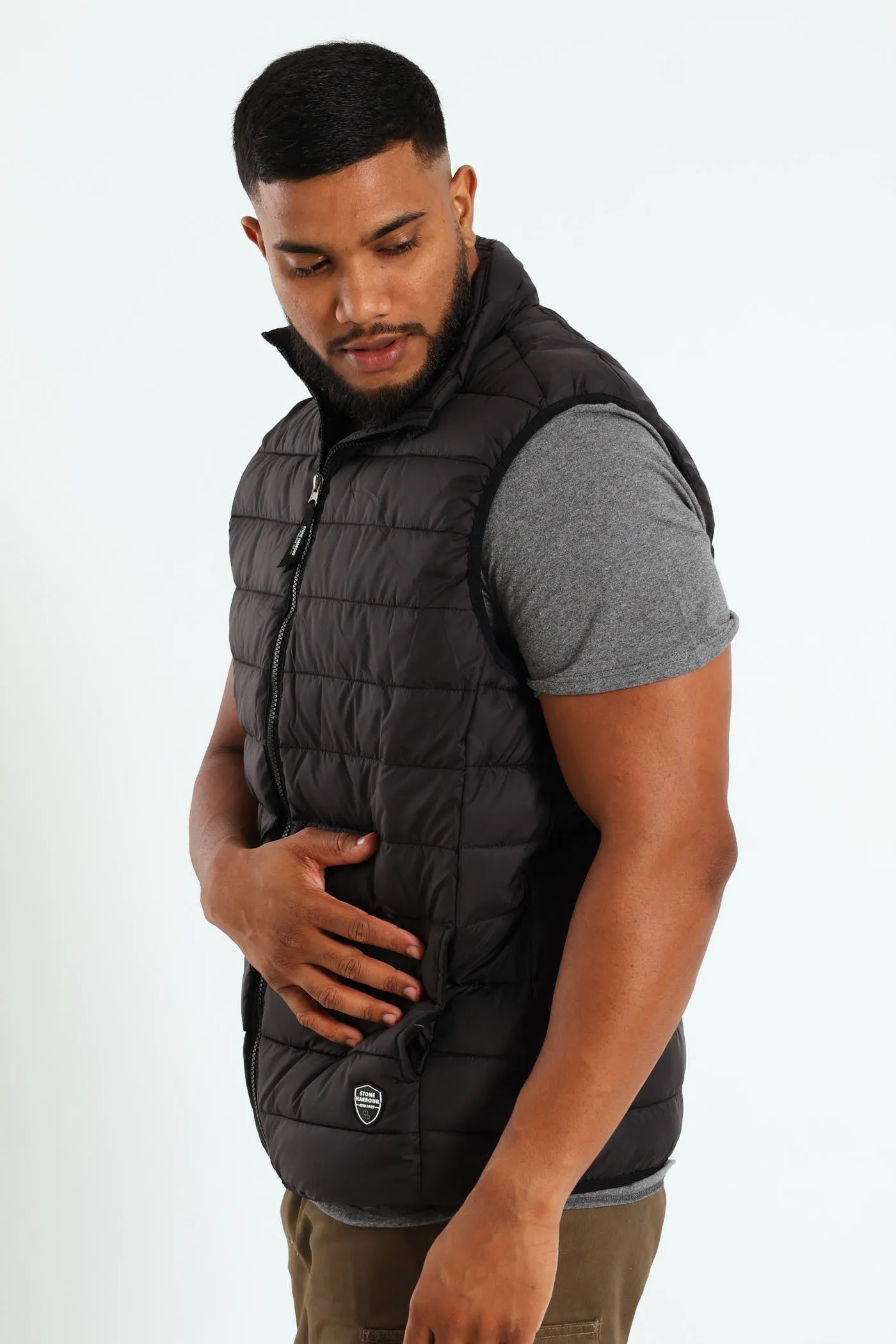 Puffer Gilet - Black