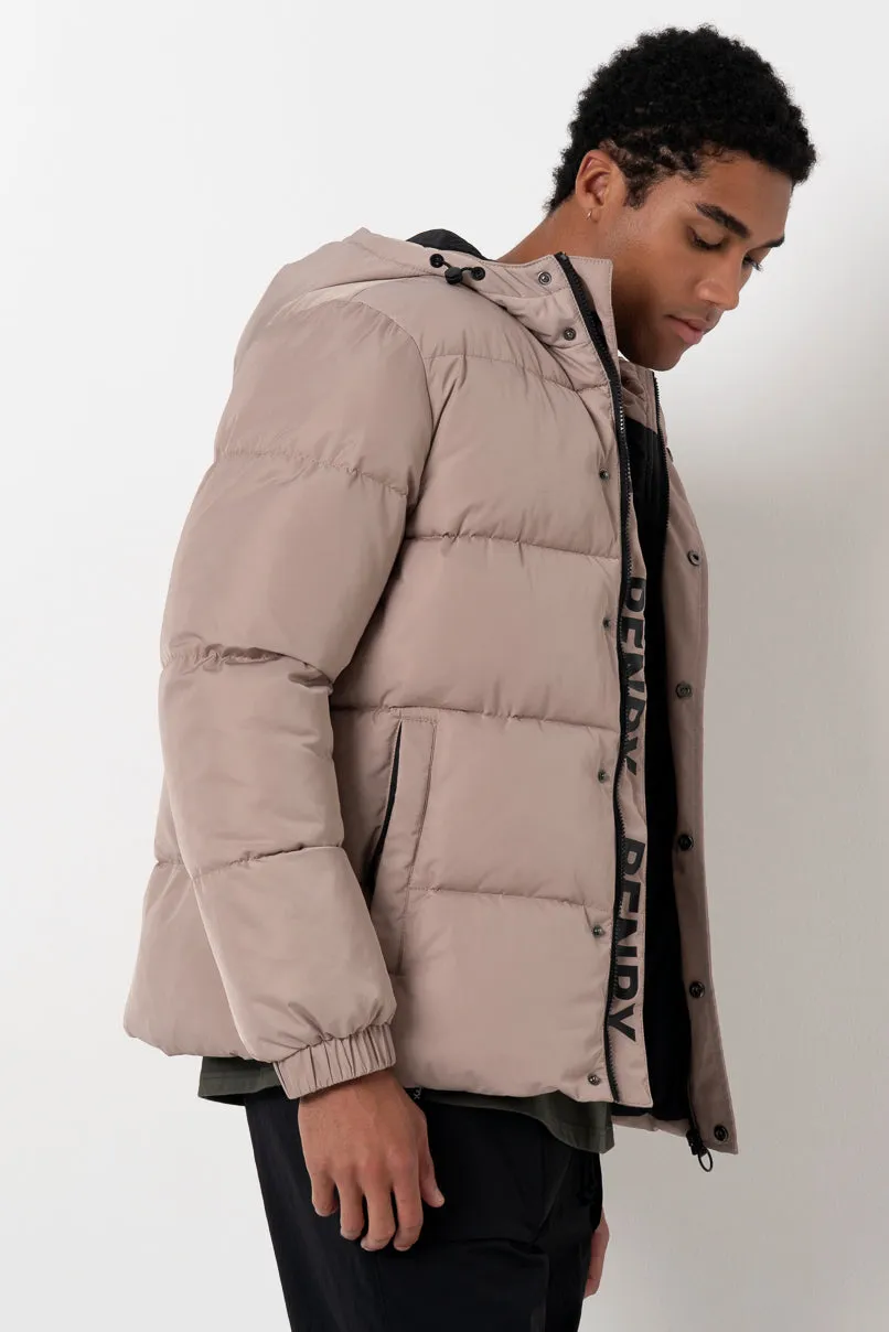 Puffer Jacket _ 157850 _ Taupe