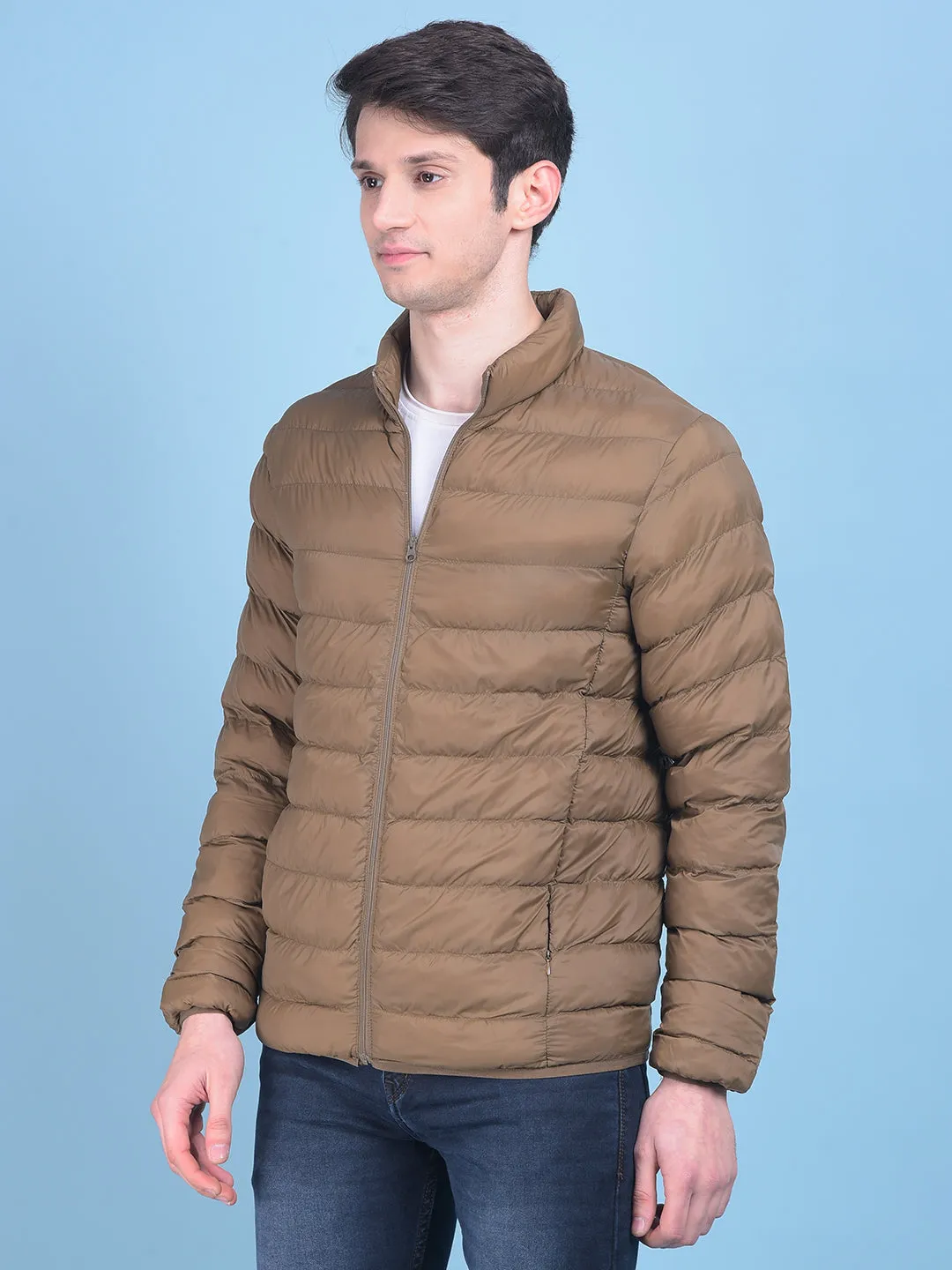 Puffer Jacket in Copper Color