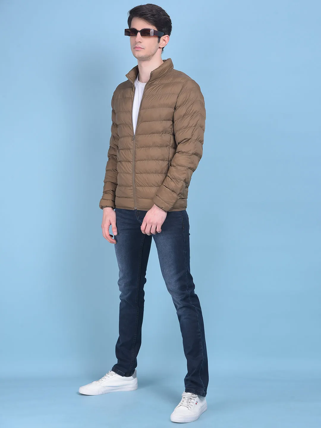 Puffer Jacket in Copper Color