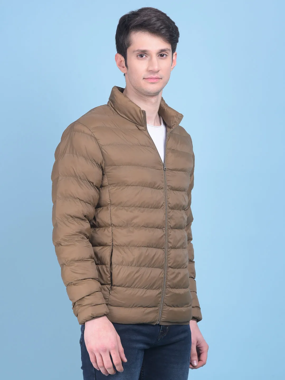 Puffer Jacket in Copper Color