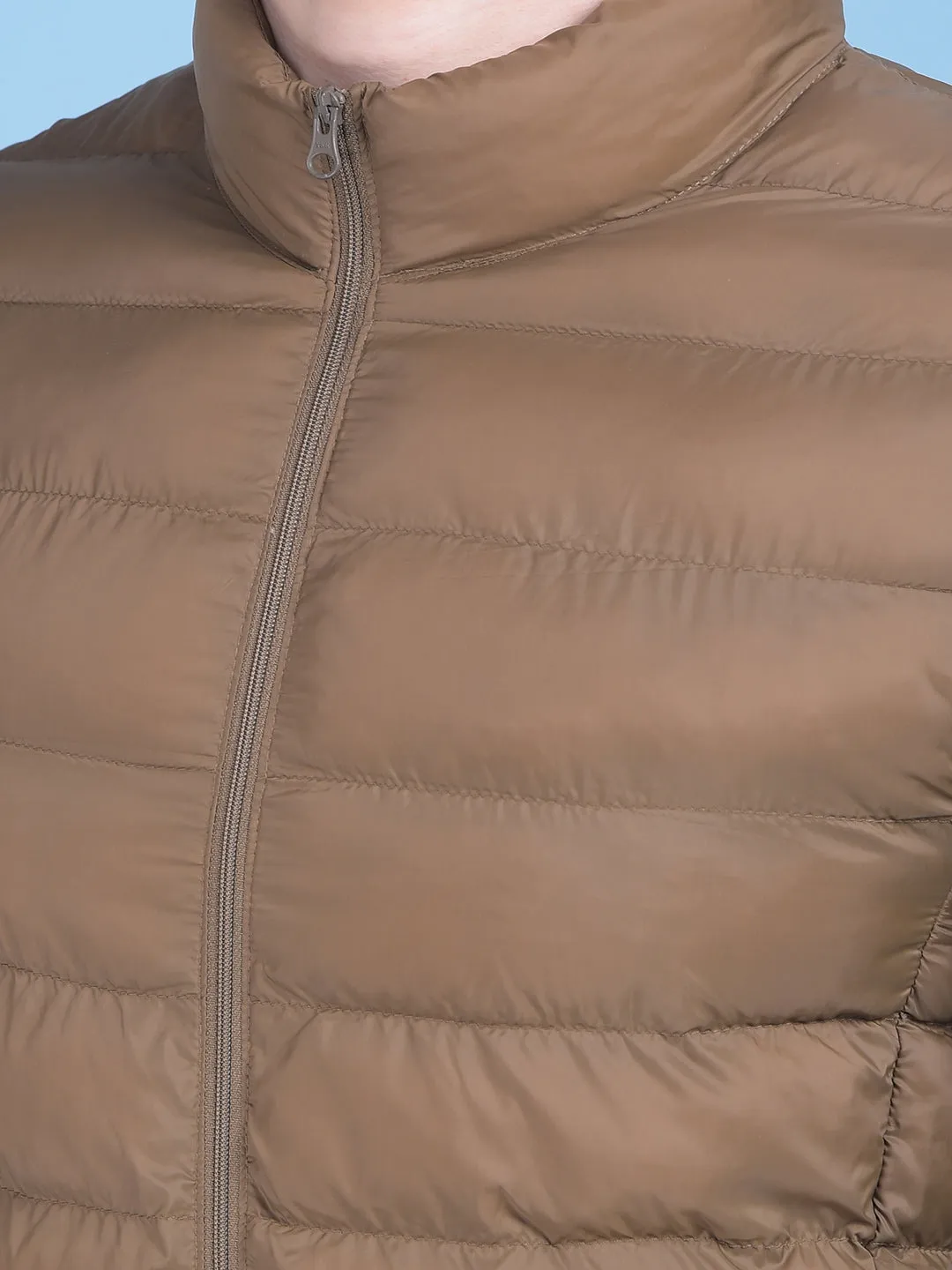 Puffer Jacket in Copper Color