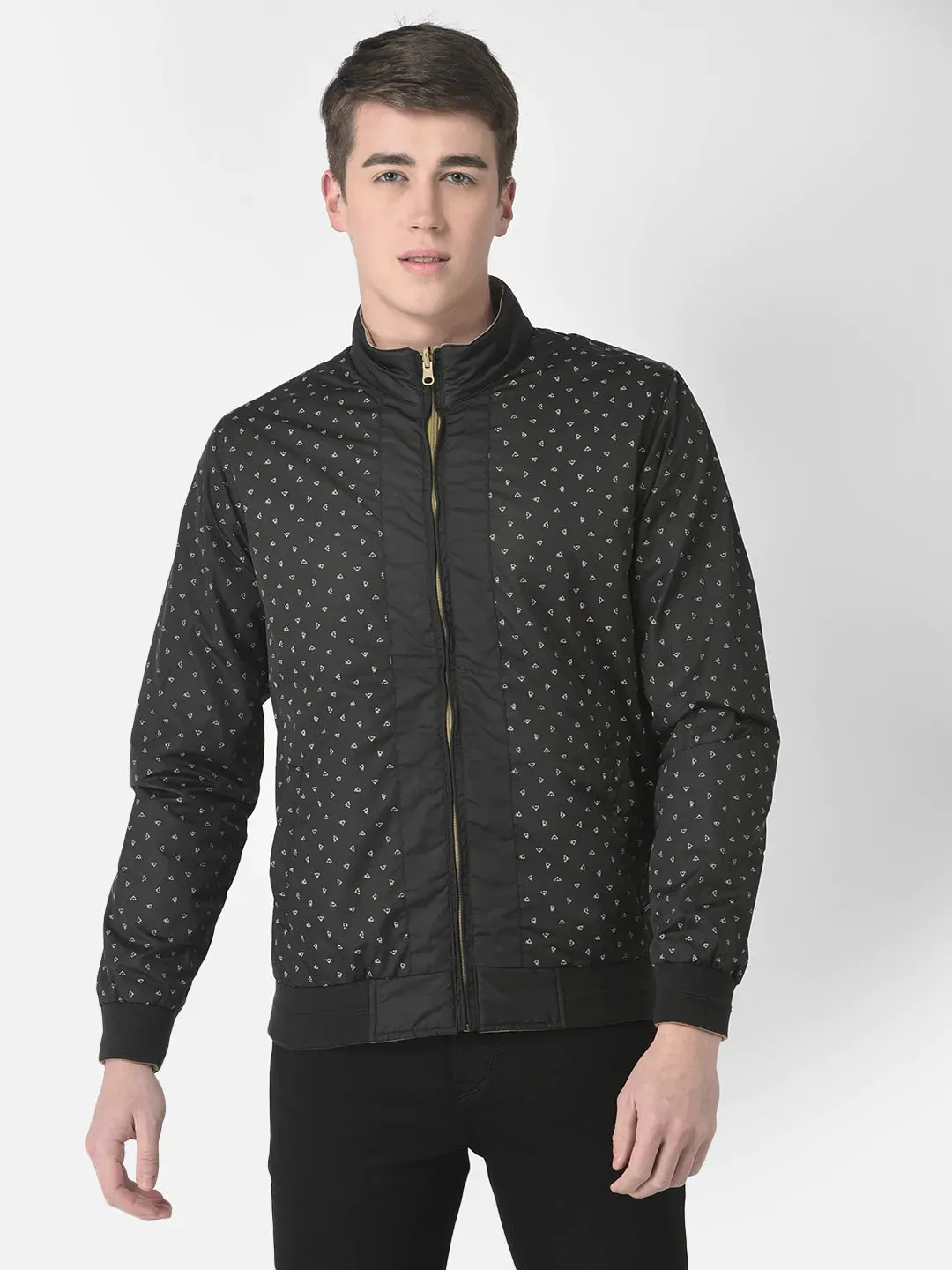 Puffer Jacket In Mustard Color