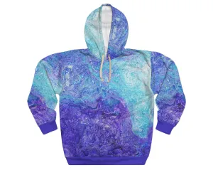 Pullover Hoodie, Blue Movement